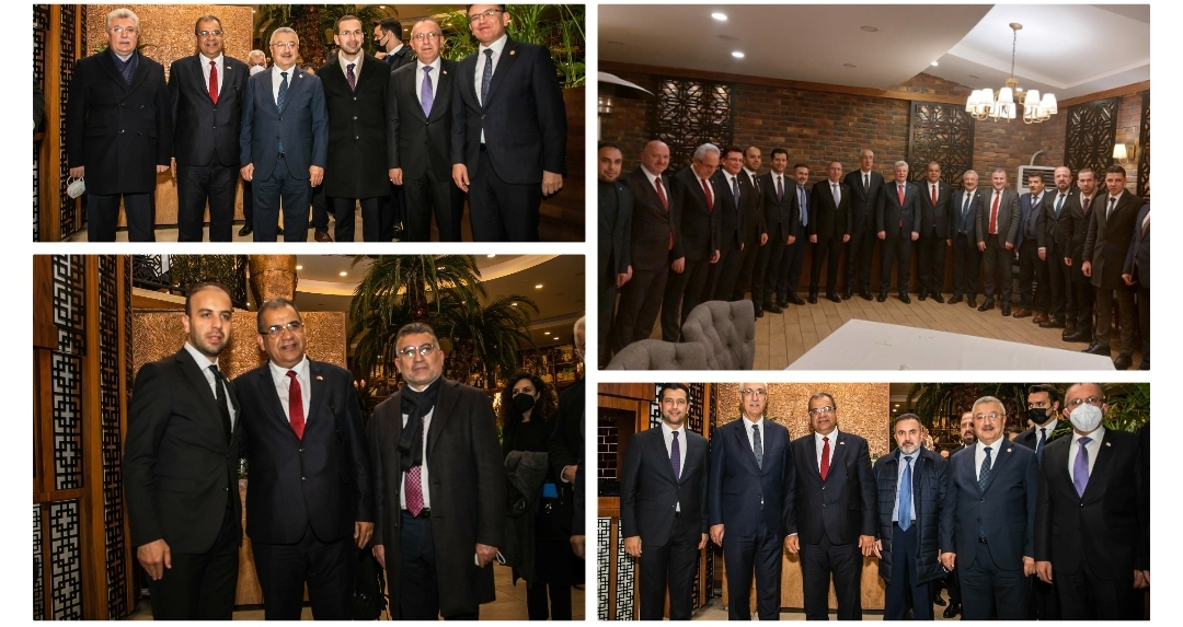 Başbakan Sucuoglu AK Parti ve MHP Milletvekilleri ile akşam yemeğinde bir araya geldi