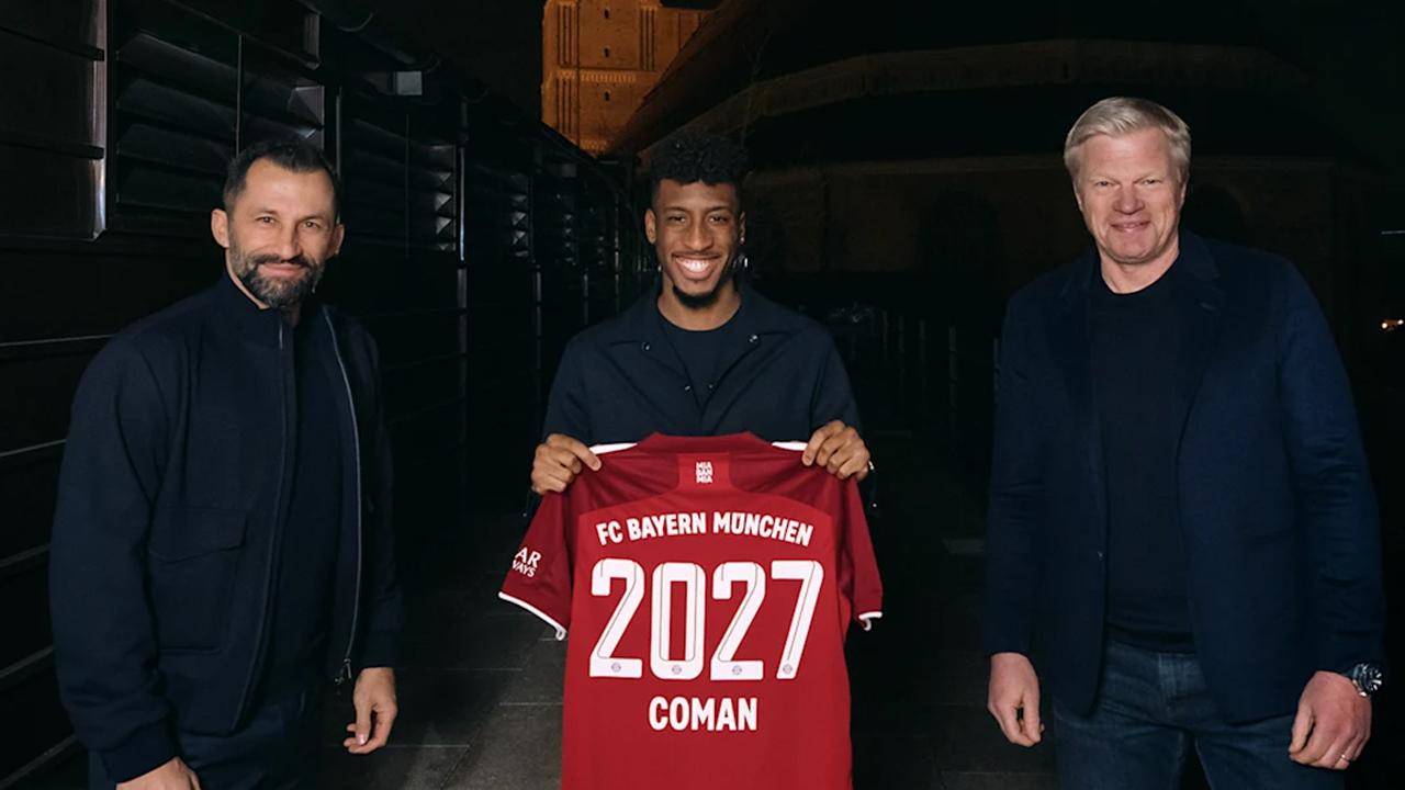 Bayern Münih Kingsley Coman’ın sözleşmesini uzattı