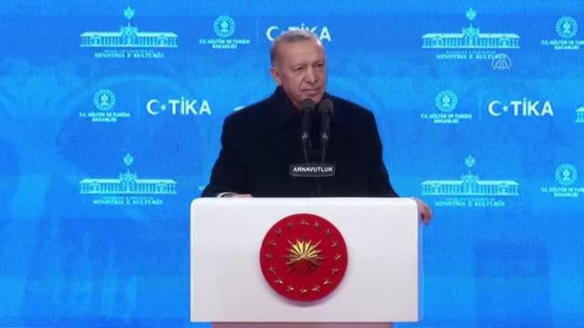 Cumhurbaşkanı Erdoğan, restorasyonu tamamlanan Ethem Bey Camisi’nin açılışını yaptı