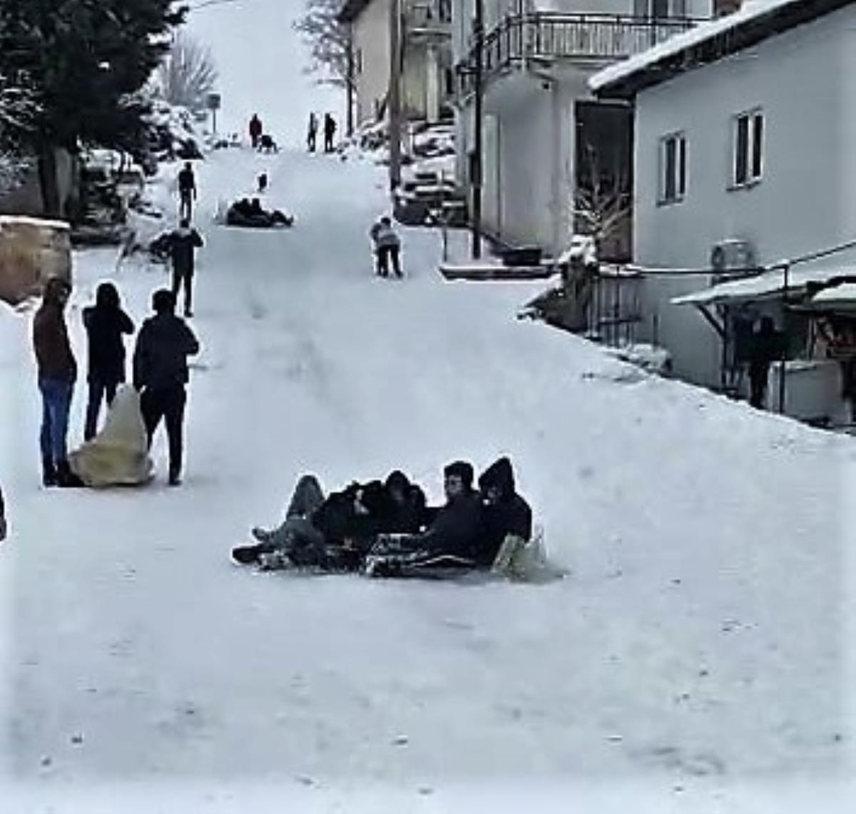 Sokaklar kayak pistine döndü – Haberler