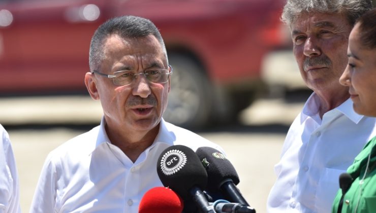 Türkiye Cumhurbaşkanı Yardımcısı Fuat Oktay, yangın nedeniyle bugünkü programlarını iptal etti