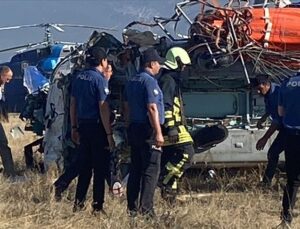 Denizli’deki helikopter kazasında 2 kişi hayatını kaybetti