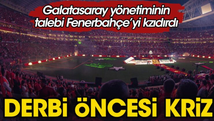 Galatasaray Fenerbahçe derbisi öncesi kupa krizi