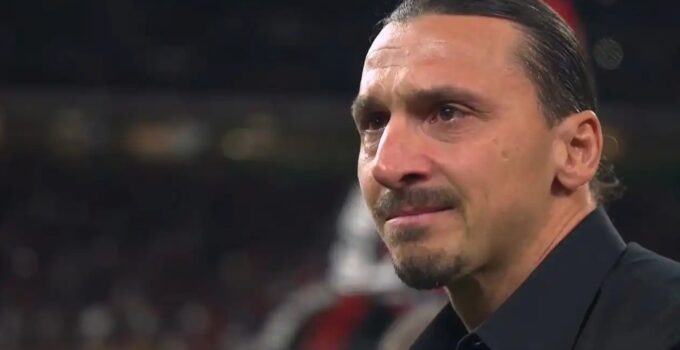 Zlatan İbrahimoviç hüngür hüngür ağladı
