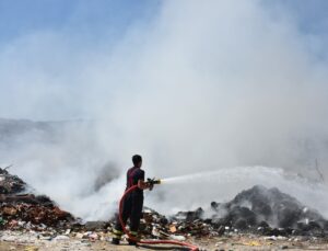 Kastamonu’da sanayi sitesinde korkutan yangın