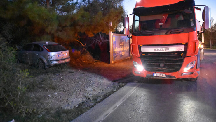 Girne-Çatalköy anayolundaki trafik kazasında iki kişi yaralandı