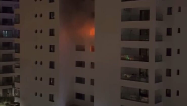 İskele’de bulunan Ceasar Remus apartmanında yangın