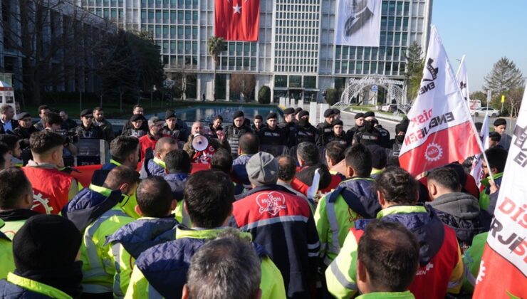 İstanbul Enerji A.Ş Çalışanlarından İBB Yönetimine ‘Maaş Zammı’ Protestosu