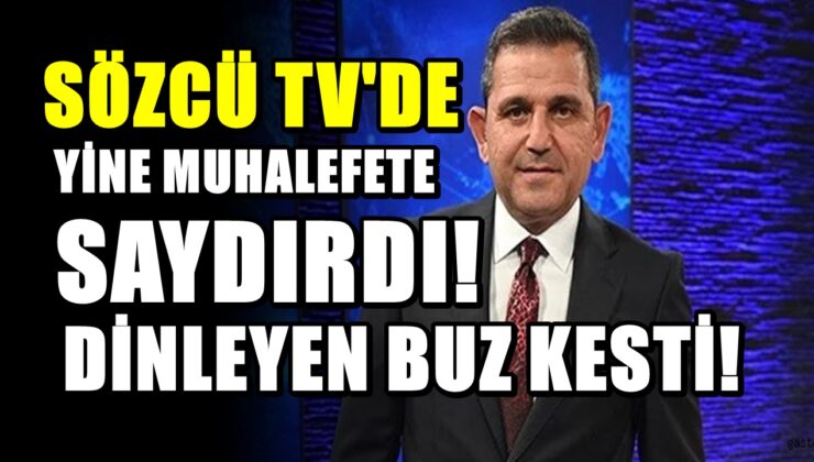 Fatih Portakal’ın Sözcü TV’deki sözleri tepki çekti! Dinleyenler buz kesti
