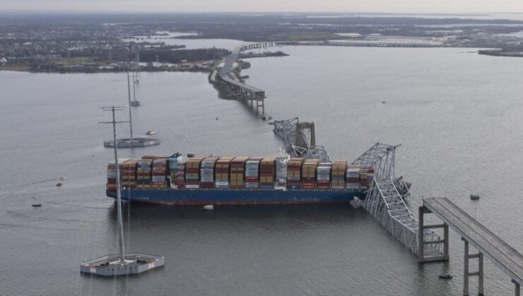 Gemi Çarpması Sonucu Yıkılan Francis Scott Key Köprüsü’nün Yeniden Yapılması ‘Hızlı’ Olmayacak