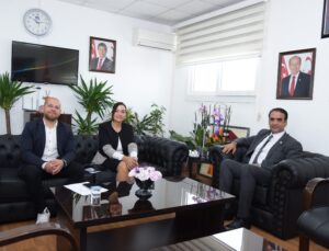 Gardiyanoğlu Kıbrıs Türk Diyetisyenler Birliği heyetini kabul etti