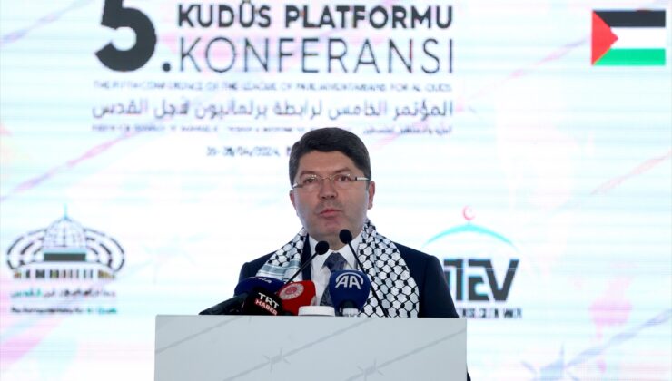 Adalet Bakanı Tunç, Parlamenterler Arası Kudüs Platformu 5. Konferansı’nda konuştu: