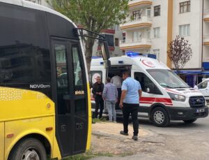 Aksaray’da halk otobüsü sürücüsü yolcu tarafından bıçaklandı