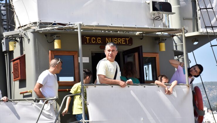 Bodrum’da, TCG Nusret Müze Gemisi ziyarete açıldı