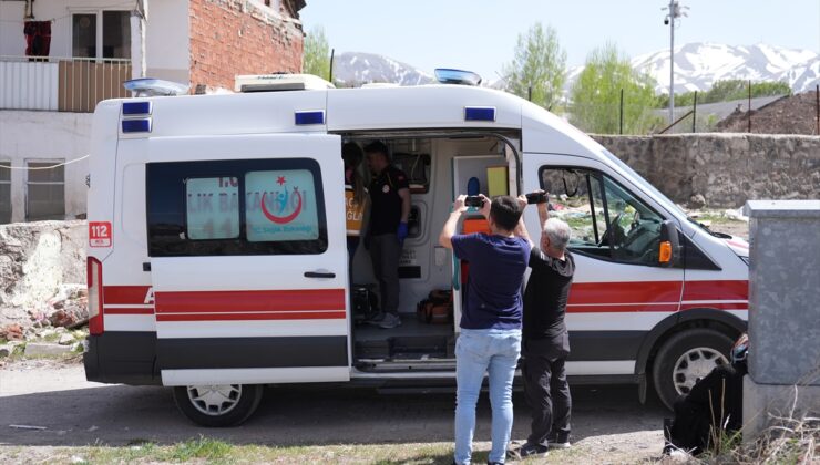 Erzurum’da metruk yapının yıkılan duvarının altında kalan kişi yaralandı