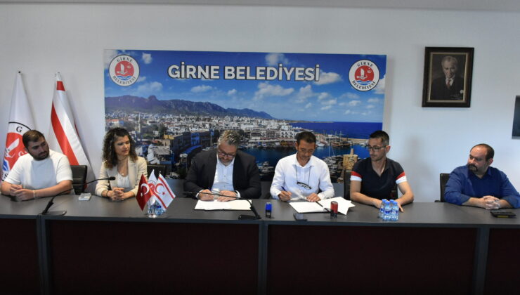 Girne Belediyesi ile Kıbrıs Türk Veteriner Hekimler Birliği arasında işbirliği protokolü imzalandı