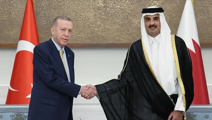 TC Cumhurbaşkanı Erdoğan, Katar Emiri Al Sani ile telefonda görüştü