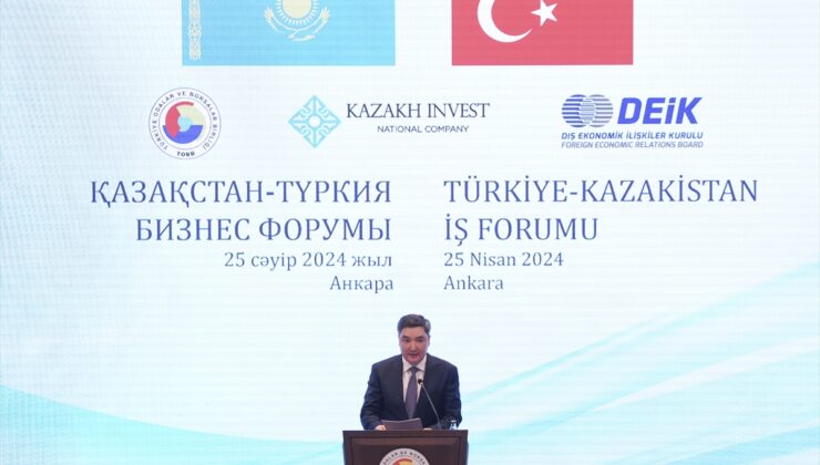 Kazakistan Başbakanı Bektenov, “Türkiye-Kazakistan İş Forumu”nda konuştu: