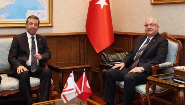 Dışişleri Bakanı Ertuğruloğlu, TC Milli Savunma Bakanı Yaşar Güler’i kabul etti