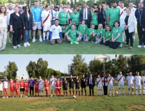 Meclis takımı ile özel gereksinimli gençler arasında engelsiz futbol maçı yapıldı: “Spor engel tanımaz“