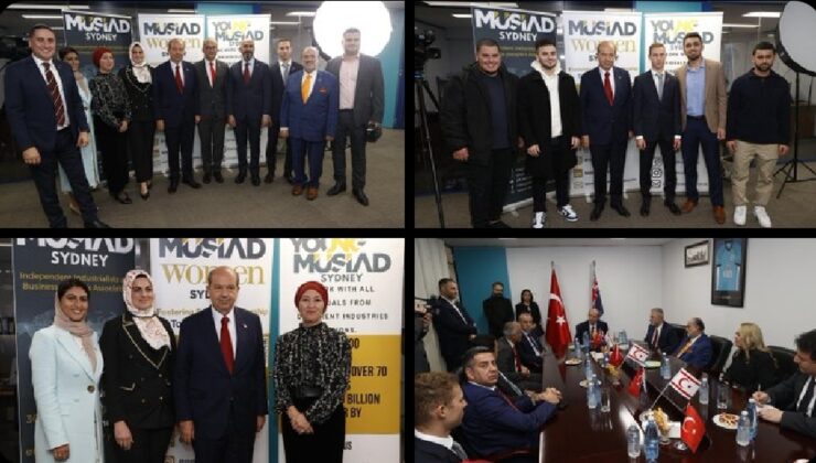 Cumhurbaşkanı Tatar, Sydney’de MÜSİAD ve DTİK yetkilileriyle bir araya geldi