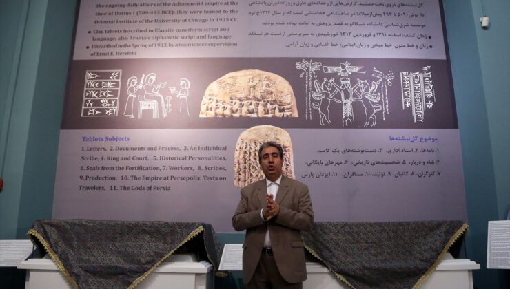 ABD’den İran’a iade edilen Ahamenişler dönemine ait tarihi eserler Tahran’da sergilendi