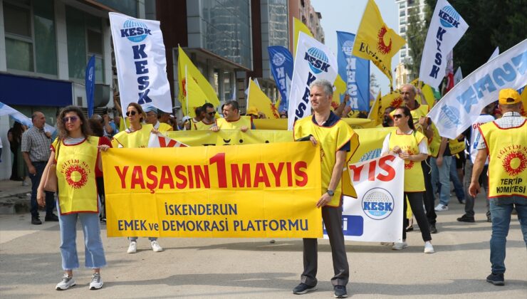 Adana, Mersin, Hatay ve Osmaniye’de 1 Mayıs Emek ve Dayanışma Günü kutlandı