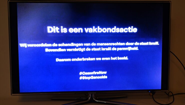 Belçika’nın VRT televizyonu, Eurovision yayını sırasında İsrail’i protesto etti