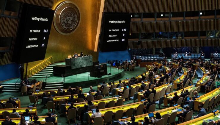Arap ülkeleri BM Genel Kurulu’nun Filistin kararından memnun