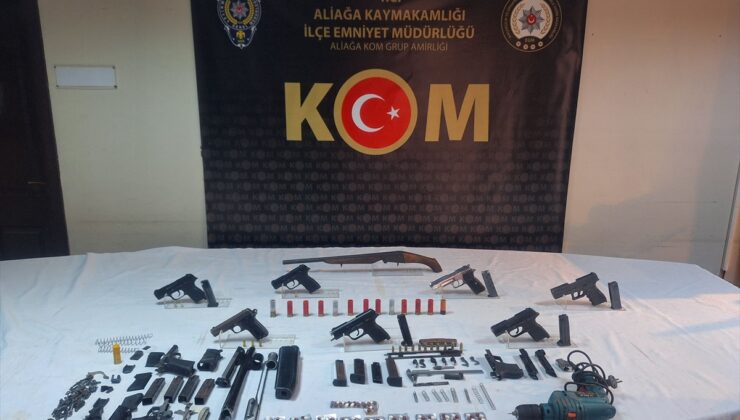 İzmir’de silah ve uyuşturucu operasyonunda 7 kişi tutuklandı