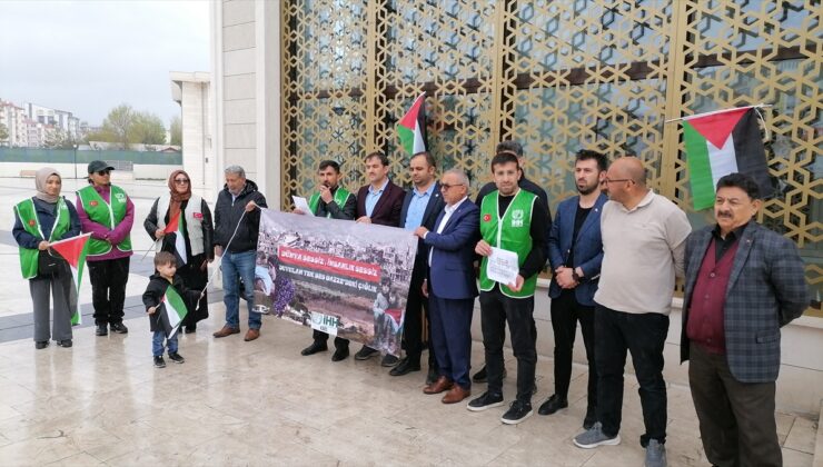 Kars’ta İsrail’in Gazze’ye yönelik saldırıları protesto edildi