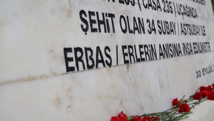 Malatya’da 2001’de askeri uçağın düşmesi sonucu şehit olan 34 asker anıldı