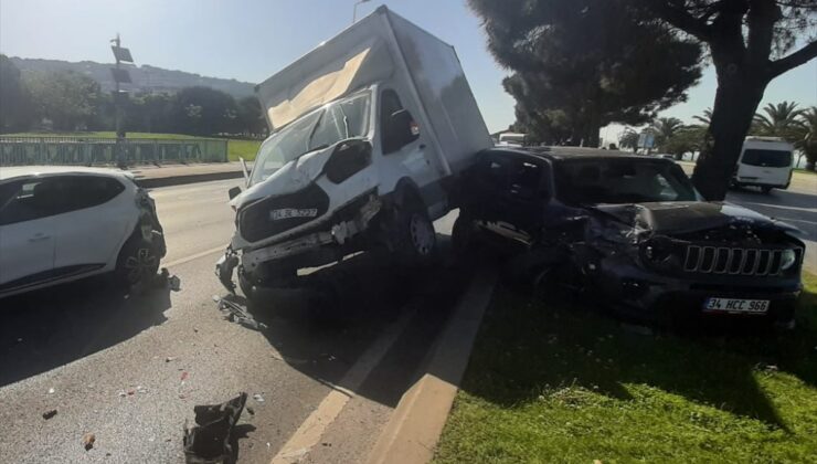 Maltepe Sahil Yolu’ndaki trafik kazasında 1 kişi yaralandı