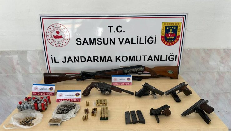 Samsun’da silah ve mühimmat operasyonunda 2 zanlı yakalandı