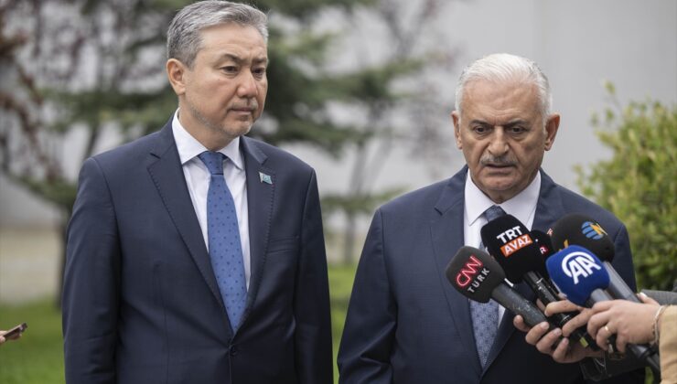 TDT Aksakallar Konseyi Başkanı Yıldırım, Kazakistan’ın Ankara Büyükelçiliğini ziyaret etti: