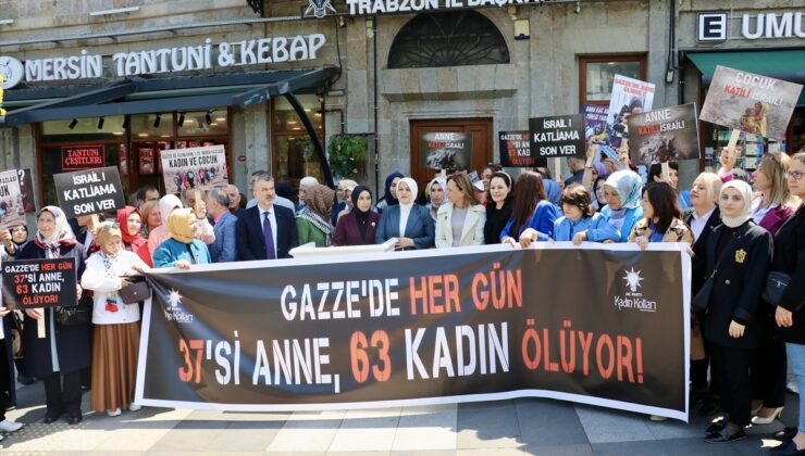 Trabzon ve çevre illerde AK Parti’li kadınlar Gazzeli anneler için toplandı