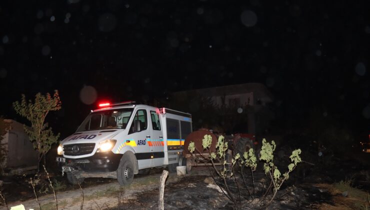 Adıyaman’da çıkan anız yangını evlere sıçramadan söndürüldü