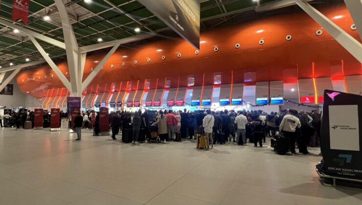 Ercan Havalimanı’nda Kurban Bayramı yoğunluğu… 10 günde 878 uçağa hizmet verilecek