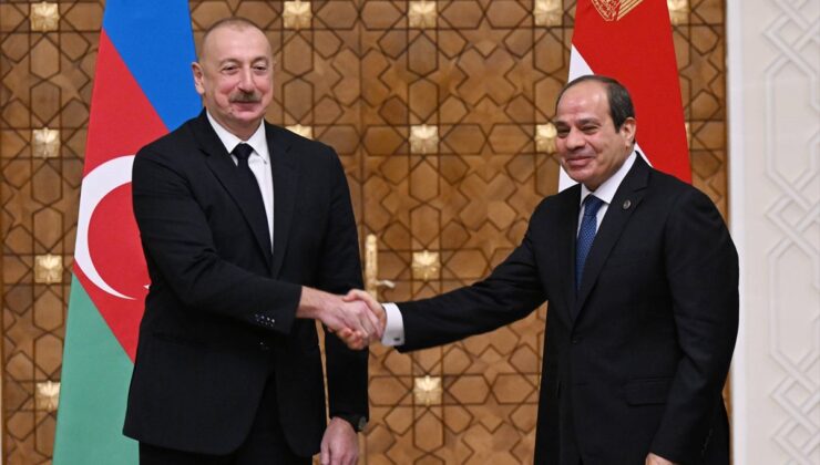 Mısır Cumhurbaşkanı Sisi ile Azerbaycan Cumhurbaşkanı Aliyev, İsrail’in Gazze saldırılarını görüştü