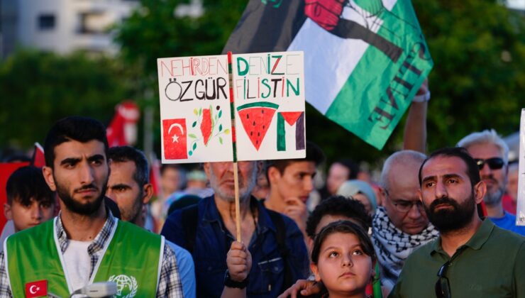 Pendik’te Filistin’e destek yürüyüşü – Haber 1
