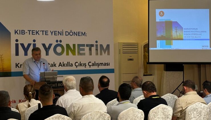 EL-SEN’in, “Kıbrıs Türk Elektrik Kurumu’nda (KIB-TEK) Yeni Dönem: İyi Yönetim” toplantısı yapıldı