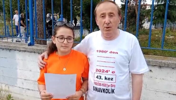 Samsun’da 61 yaşındaki Topçuoğlu, üniversite sınavına 43. kez girdi
