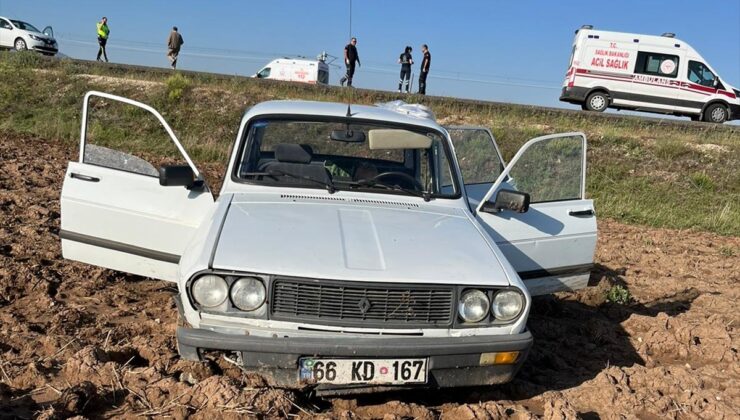 Yozgat'ta otomobilin devrilmesi sonucu 1 kişi öldü, 1 kişi yaralandı