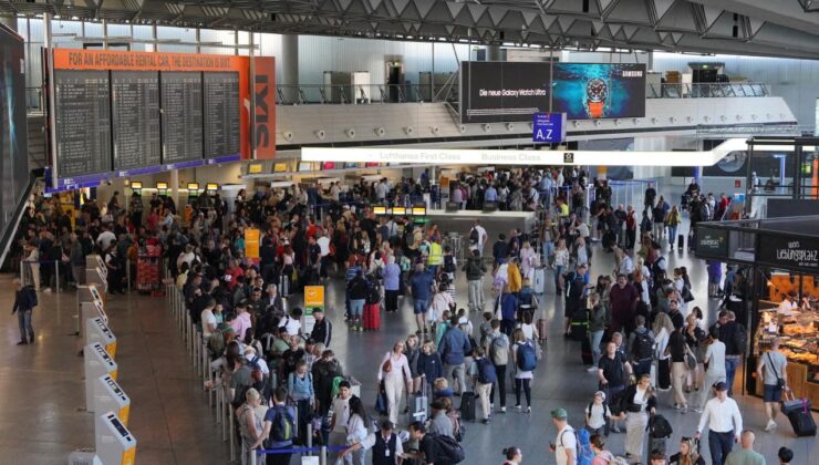 Almanya’da Frankfurt Havalimanı’nda eylem: 50 uçuş iptal edildi