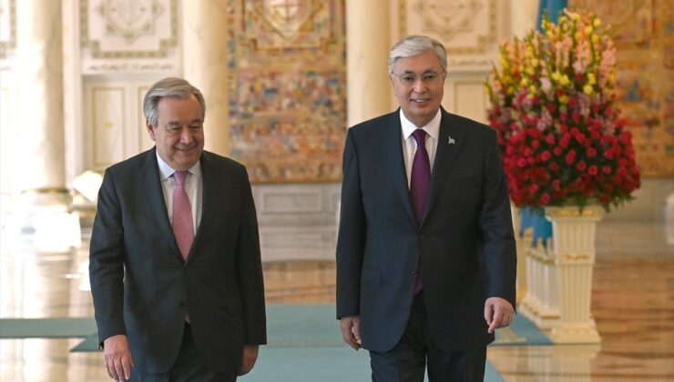Kazakistan Cumhurbaşkanı Tokayev, BM Genel Sekreteri Guterres ile görüştü