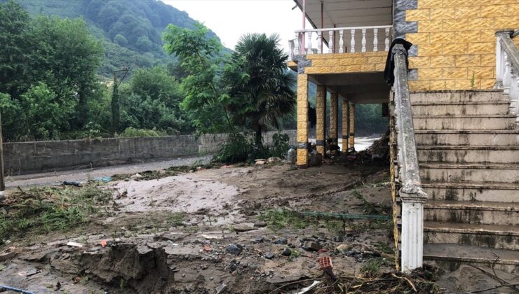 Ordu’da yağışın etkili olduğu iki ilçede hasar tespiti yapılıyor