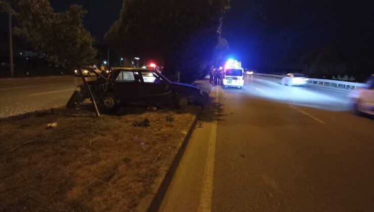 Samsun’da trafik kazasında 5 kişi yaralandı
