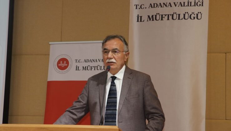 Adana’da “Peygamberimiz ve şahsiyet inşası” konferansı düzenlendi