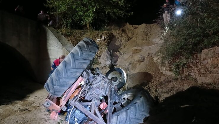 Aydın'da devrilen traktörün sürücüsü öldü