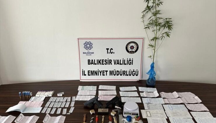 Balıkesir merkezli tefecilik operasyonunda 10 şüpheli gözaltına alındı